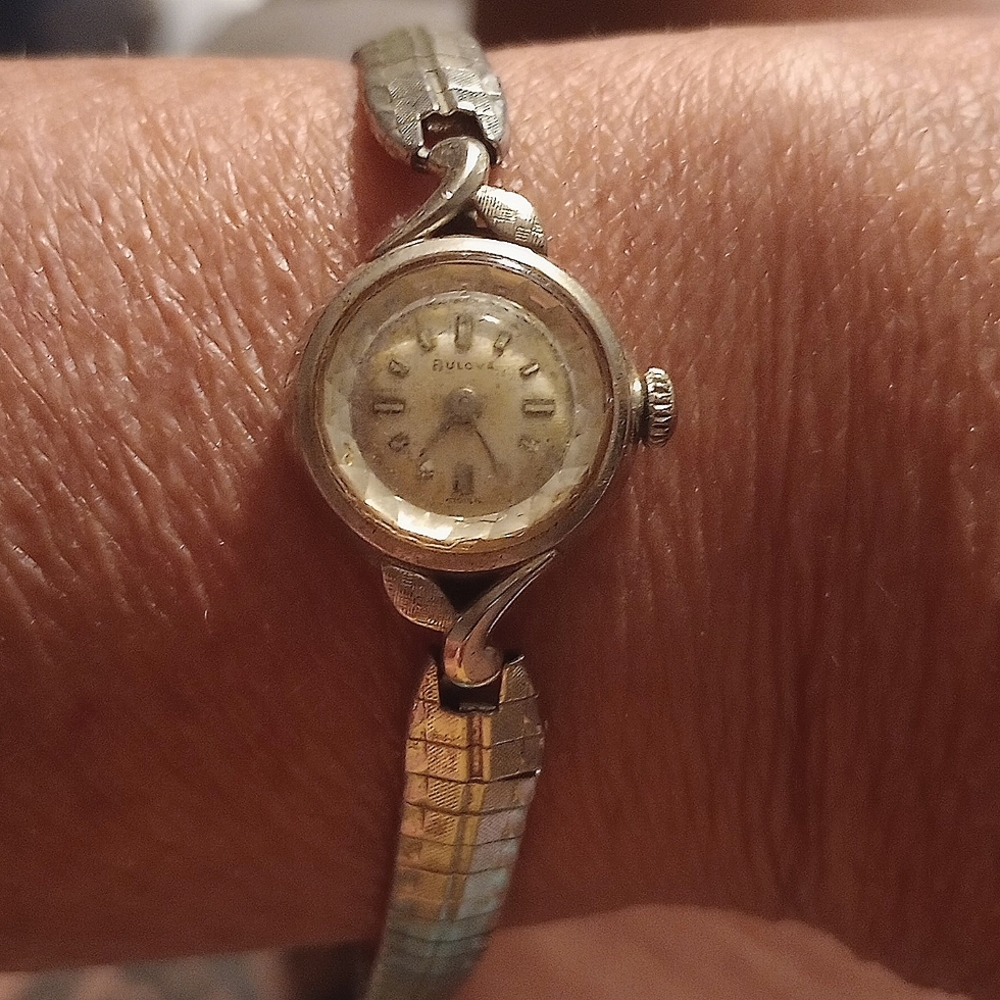 Bulova watch 10 kt gold